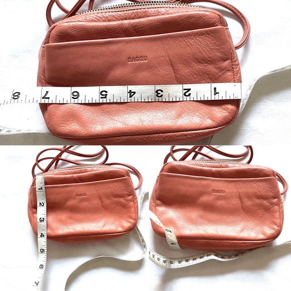 BAGGU 'Mini' Melon Leather Crossbody - Picture 6 of 6